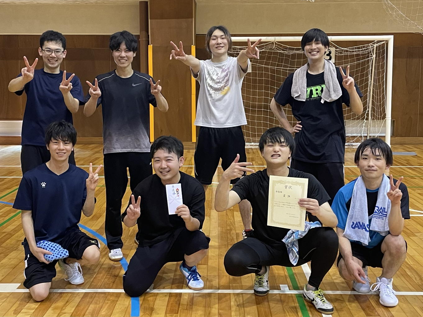 バレーボール大会　準優勝。