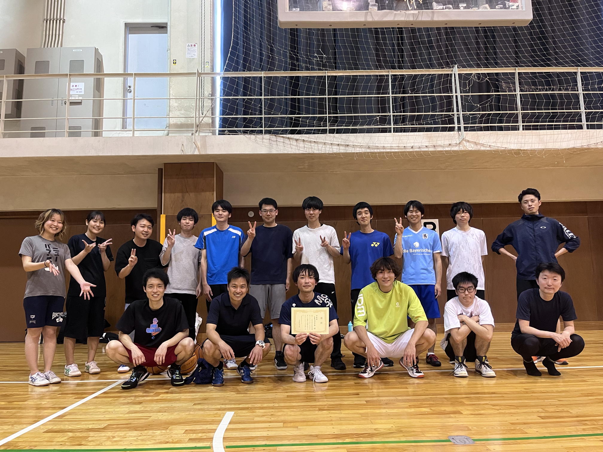 有機系バスケットボール大会。