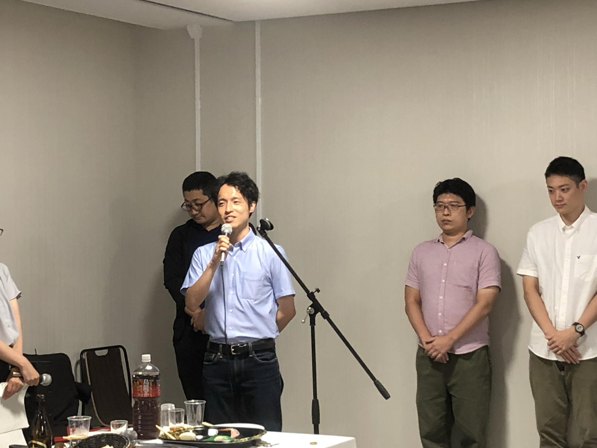 職員懇親会。